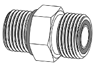 CONNECTOR STRAIGHT THREAD O-RING 1